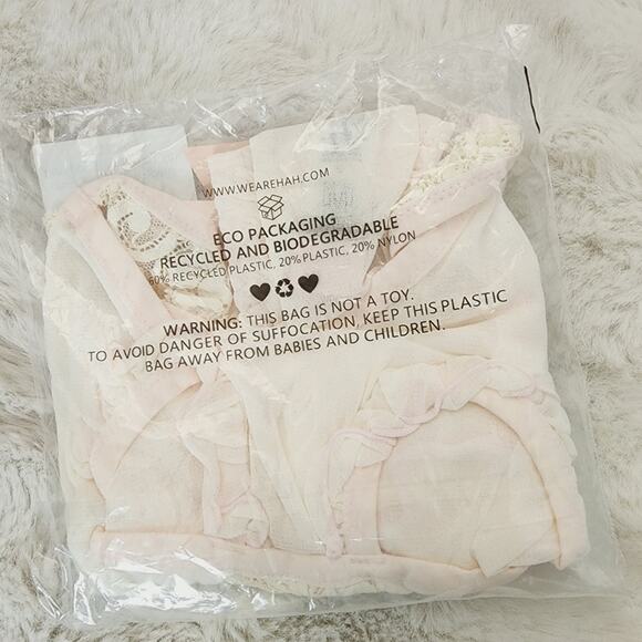 NEW We Are Hah x Free People Key To Your Heart La Creme Mesh Teddy Bodysuit - Picture 6 of 8